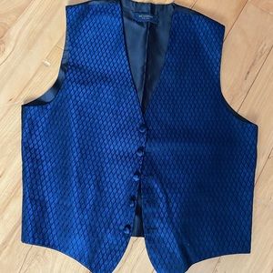 Mel Howard NY sz L men’s dark blue suit vest / waistcoat